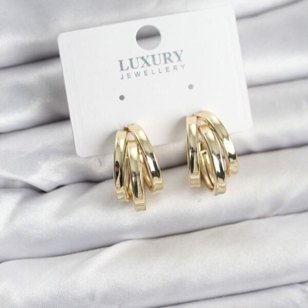 Gold Renk Vintage Halka Model Küpe