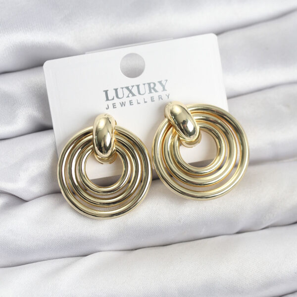 Gold Renk Vintage Küpe