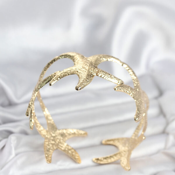 Gold Renk Deniz Yıldızı Model Bileklik
