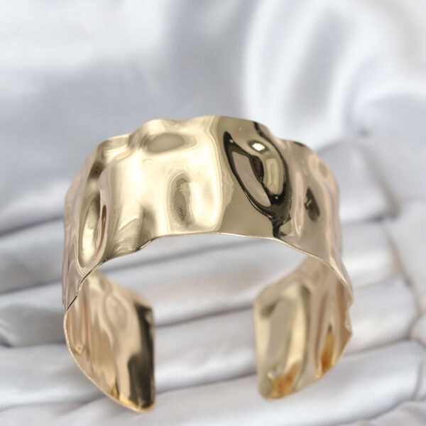 Gold Renk Levha Model Bileklik