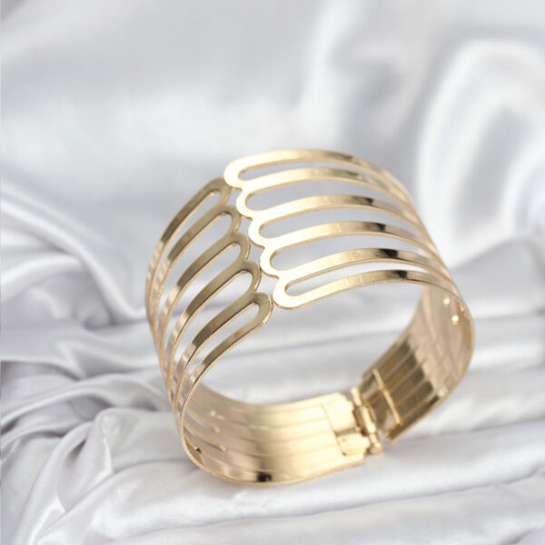 Gold Renk Kaburga Model Bileklik