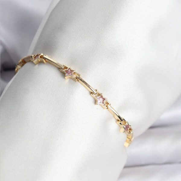 Yıldız Model Gold Renk Bileklik