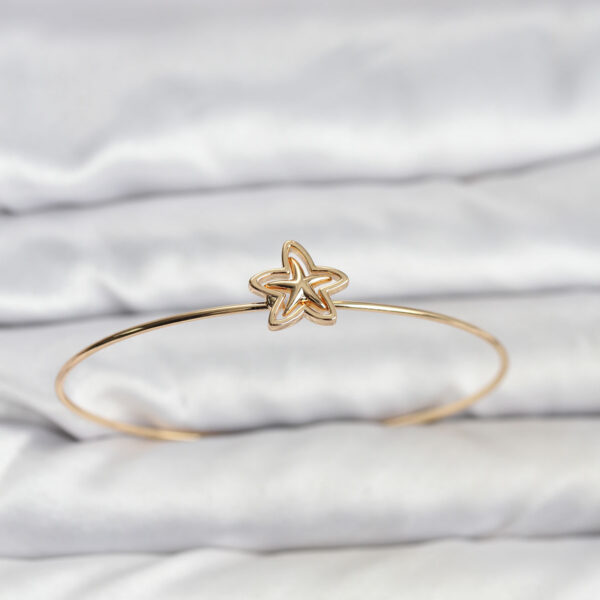 Yıldız Model Gold Renk Bileklik