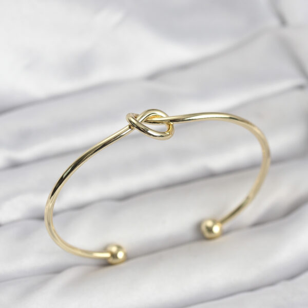 Düğüm Model Gold Renk Bileklik