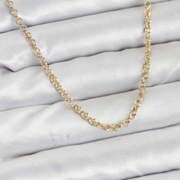 Gold Renk Halkalı Model Kolye