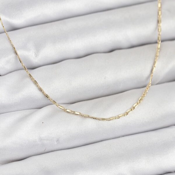 Gold Renk Kesme Model 60 cm Kolye