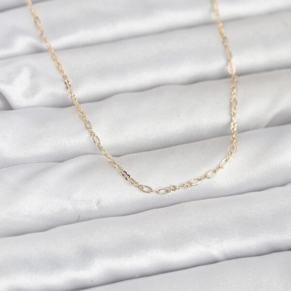 Gold Renk 60 cm Zincirli Kolye
