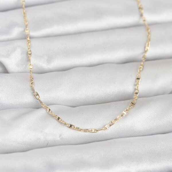 Gold Renk Gemici Zincir Model 60 cm Kolye