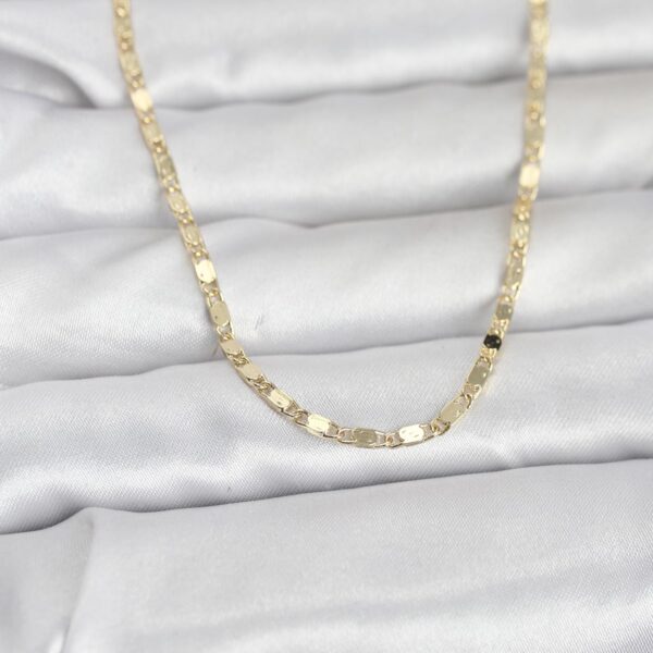 Gold Renk Ezme Zincir 60 cm Kolye