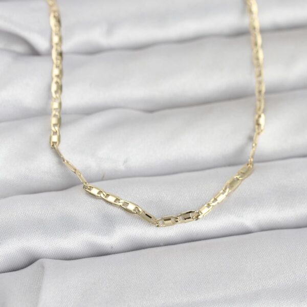 Gold Renk Gemici Zincir Model 60 cm Kolye