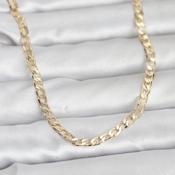 Gold Renk Zincir Model 60 cm Kolye