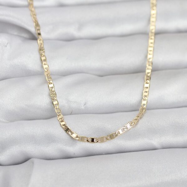 Gold Renk Zincir Model 60 cm Kolye