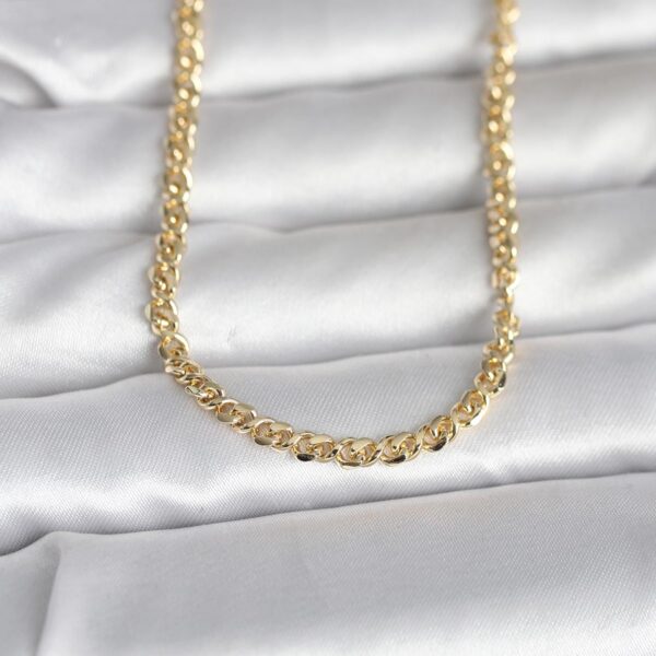 Gold Renk Zincir Model 60 cm Kolye