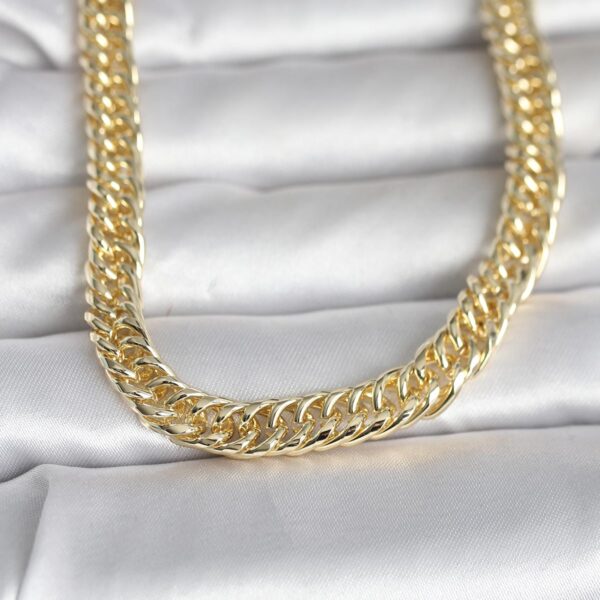 Gold Renk Kalın Zincir Model 60 cm Kolye