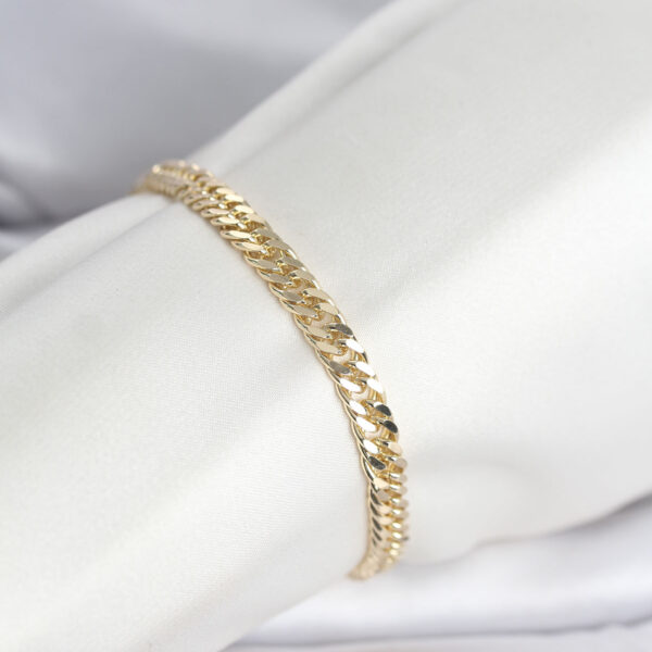 Gold Renk Kalın Zincir Model Bileklik