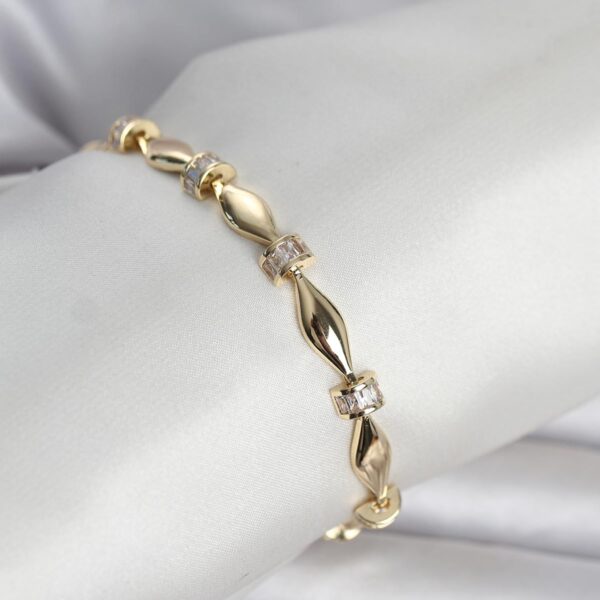 Gold Renk Sütun Model Bileklik