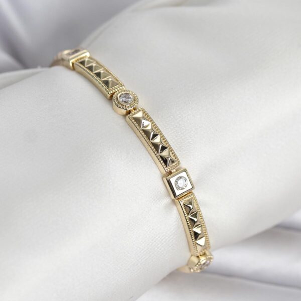 Xuping Punta Model Gold Renk Bileklik