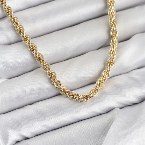 Burgu Model Gold Renk 60 cm Kolye