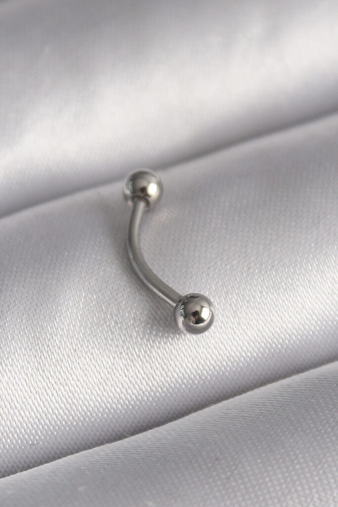 Çelik Gümüş Renk Topçuk Model Piercing