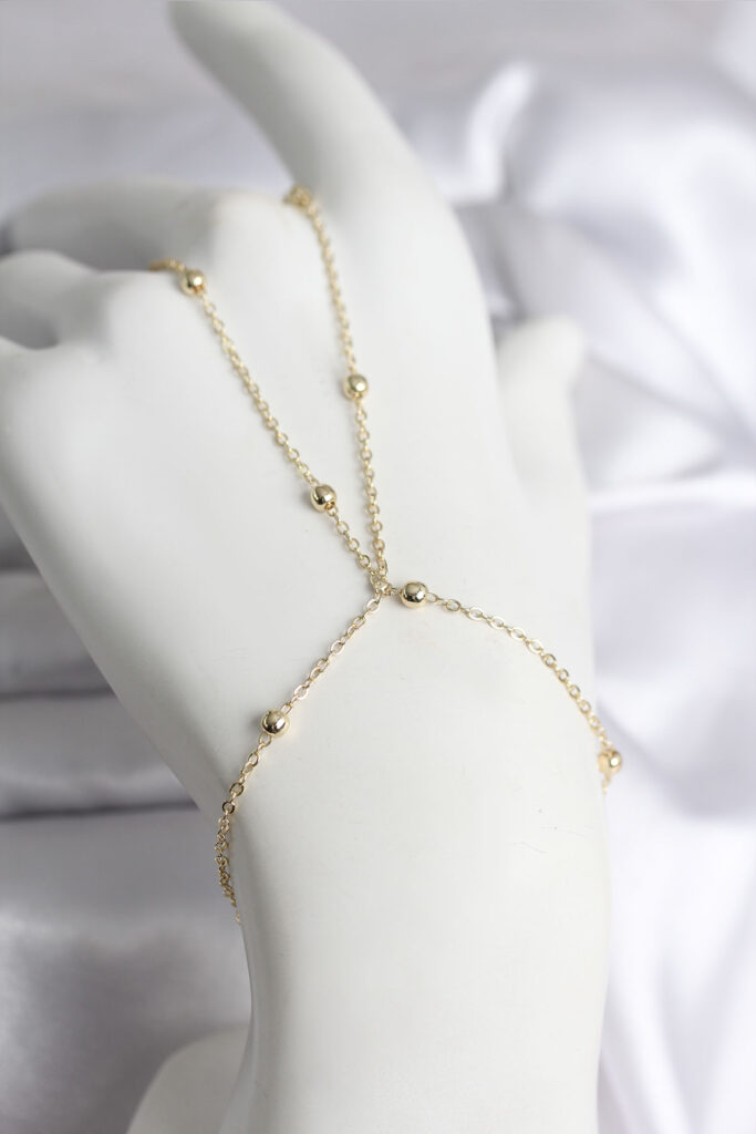 Çelik Gold Renk Topçuk Zincir Model Şahmeran