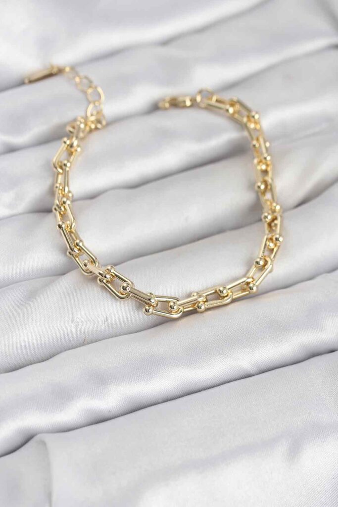 Gold Renk Tifani Model Bileklik