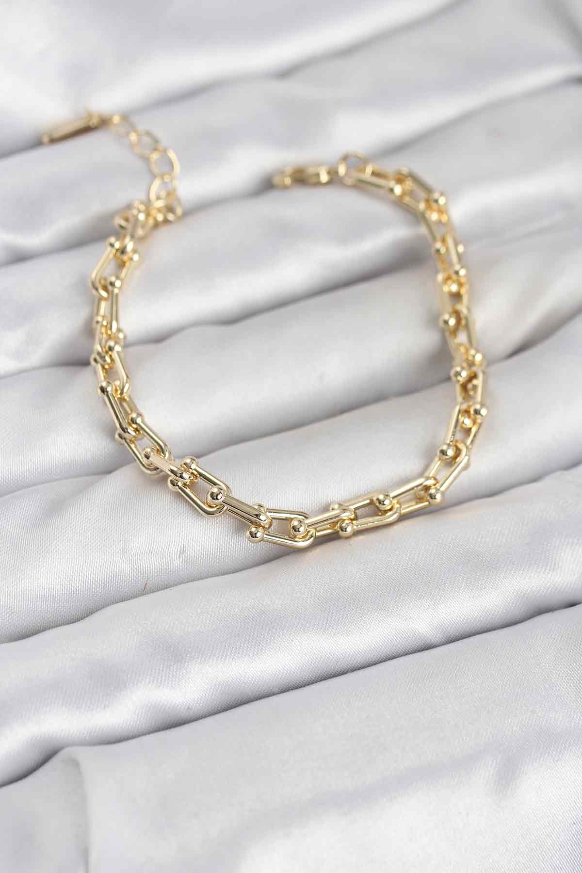 Gold Renk Tifani Model Bileklik