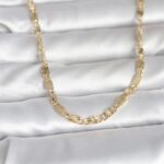 Gold Renk Lazer Model 45 cm Kolye