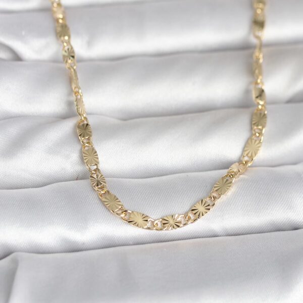 Gold Renk Lazer Model 45 cm Kolye