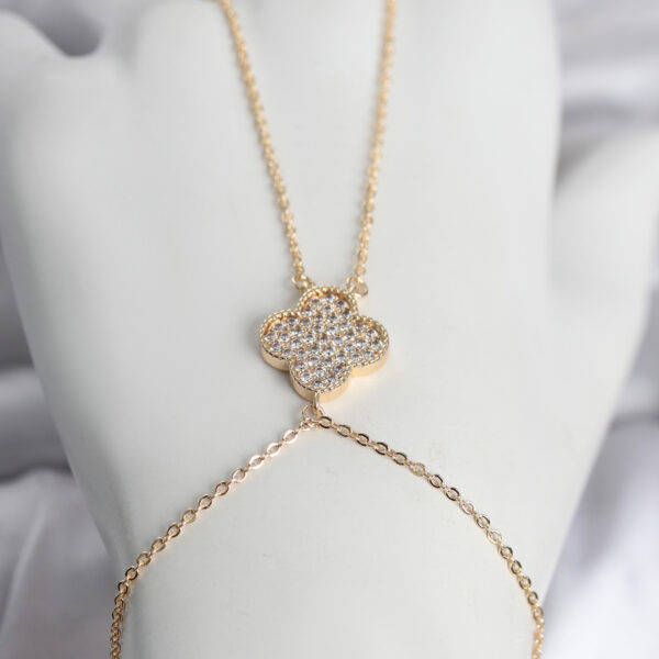 Gold Renk Yonca Model Şahmeran