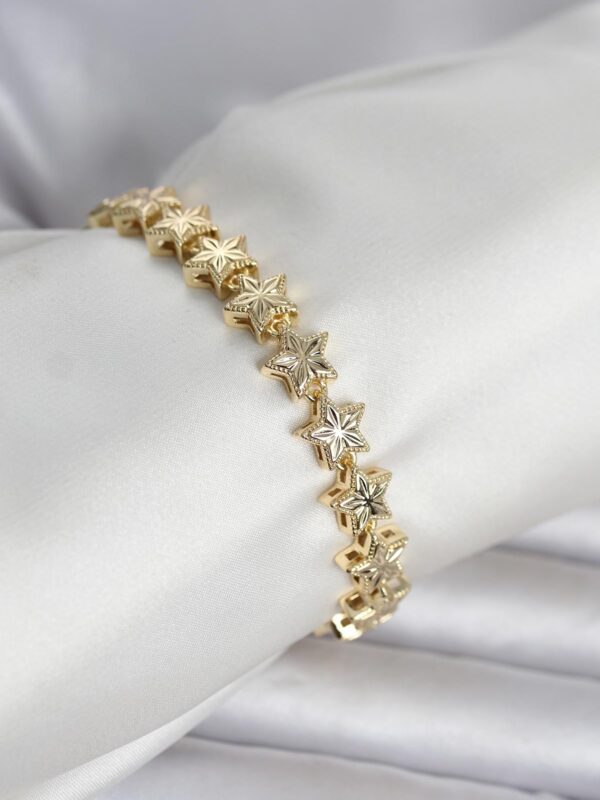 Gold Renk Yıldız Model Bileklik
