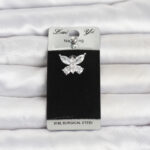 Cerrahi Çelik Kelebek Model Göbek Piercing