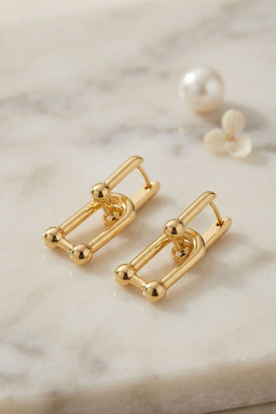 Gold Renk Tifani Model Küpe